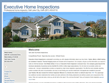 Tablet Screenshot of executive-homeinspections.com